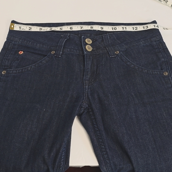 Hudson Jeans Wide Leg Trouser Dark Wash Sz 26 W570DWS A00441 - Picture 5 of 11